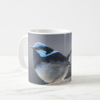 Personalised Cute Superb Fairywren Coffee Mug コーヒーマグカップ