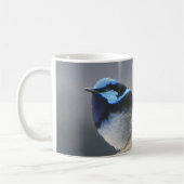 Personalised Cute Superb Fairywren Coffee Mug コーヒーマグカップ (左)