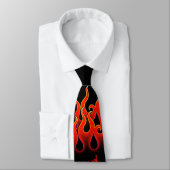 Personalised Diablo Fire Tie Racing Flames ネクタイ (タイ)