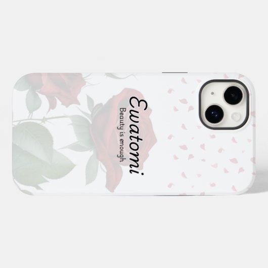 Personalised Ewatomi iPhone case Case-Mate iPhoneケース (裏面 (横))
