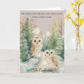 Personalised Family Photo Christmas Card  カード (黄色い花)