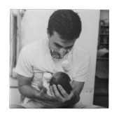 Personalised Father's Day Your Own Photo. タイル (正面)