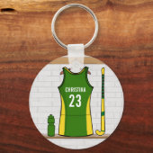 Personalised Field Hockey uniform キーホルダー (正面)