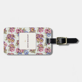 Personalised Floral Luggage Tag | Adventure Awaits ラゲッジタグ