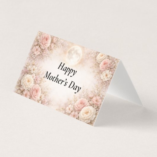 Personalised Floral Mother's Day Editable Card (正面)