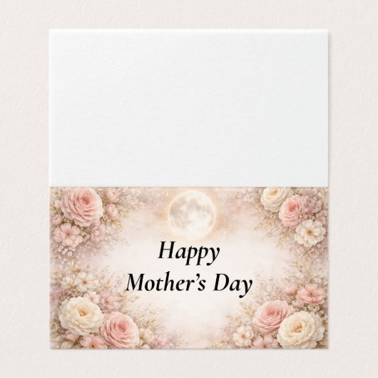 Personalised Floral Mother's Day Editable Card (外部フラット)
