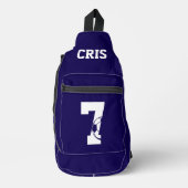 Personalised Football Boot スリングバッグ (正面)