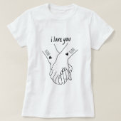 Personalised  for couples on the day of love tシャツ (デザイン正面)