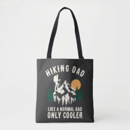 Personalised Funny Hiking Dad Only Cooler トートバッグ