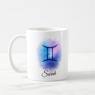 Personalised Gemini Mug Gift for Birthday, Star  コーヒーマグカップ