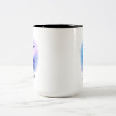 Personalised Gemini Mug Gift for Birthday, Star  ツートーンマグカップ (中央)