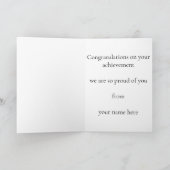 Personalised Graduation Gift for Her – Custom Name カード (内部)