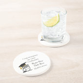 Personalised Graduation Gift for Her – Custom Name コースター (側面)