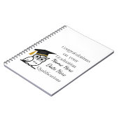 Personalised Graduation Gift for Her – Custom Name ノートブック (左側)