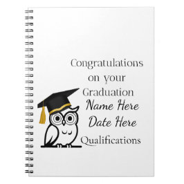 Personalised Graduation Gift for Her – Custom Name ノートブック