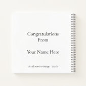 Personalised Graduation Name, Custom Gift for her ノートブック (裏面)