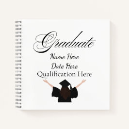Personalised Graduation Name, Custom Gift for her ノートブック
