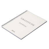 Personalised Gratitude - Journal Name Notebook ノートブック (左側)