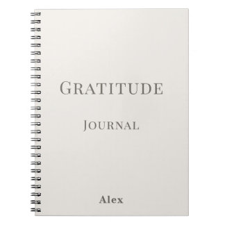 Personalised Gratitude - Journal Name Notebook ノートブック