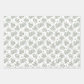 Personalised Green Eucalyptus Wedding  ラッピングペーパーシート (正面)