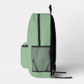Personalised Green Kids Back to School プリントバックパック (右)