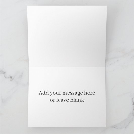 Personalised Greeting Card - Steampunk Art 'Tame' カード (内部)