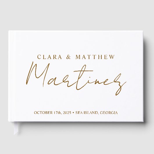 Personalised Guest Book Wedding Reception custom  ゲストブック (正面)