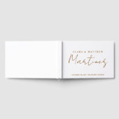 Personalised Guest Book Wedding Reception custom  ゲストブック (全面)