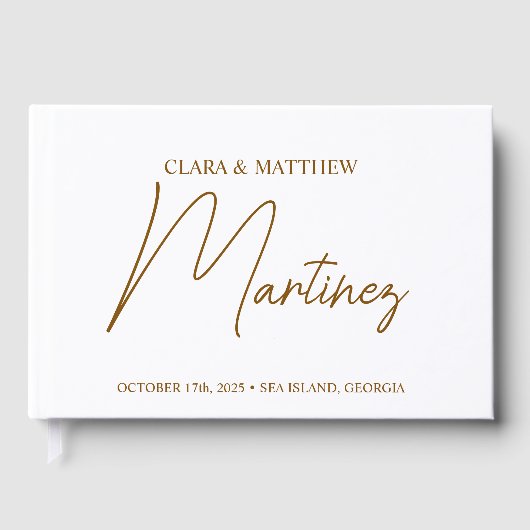 Personalised Guest Book Wedding Reception custom  ゲストブック (正面)