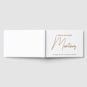 Personalised Guest Book Wedding Reception custom  ゲストブック (全面)