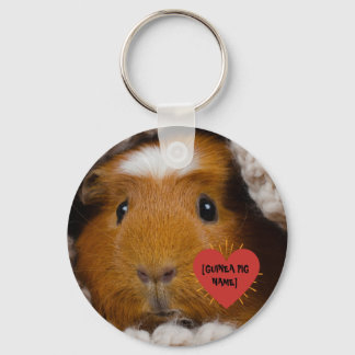 Personalised guinea pig owner photo キーホルダー