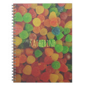 Personalised Gumdrops Candy ノートブック (正面)