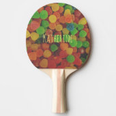 Personalised Gumdrops Candy 卓球ラケット (正面)