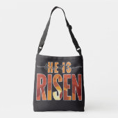 Personalised Image Crossbody Bag - He Is Risen クロスボディバッグ (裏面)