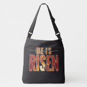 Personalised Image CrossBody Bag - He Is Risen クロスボディバッグ (正面)