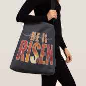 Personalised Image CrossBody Bag - He Is Risen クロスボディバッグ (クローズアップ)