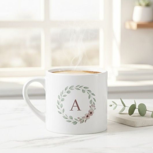 Personalised Initial Mug – Custom Letter Coffee エスプレッソカップ