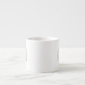 Personalised Initial Mug – Custom Letter Coffee エスプレッソカップ (正面)