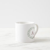 Personalised Initial Mug – Custom Letter Coffee エスプレッソカップ (正面右)