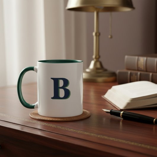 Personalised Initial Mug – Custom Letter Coffee  マグカップ