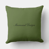 Personalised Islamic Bridal Throw Pillow クッション (裏面)