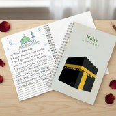 Personalised Islamic Kids Journal Spiral Notebook ノートブック