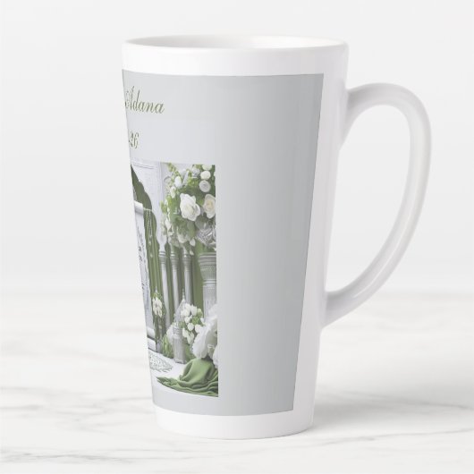 Personalised Islamic Wedding カフェラテマグ (右)