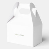 Personalised  Islamic Wedding Favor Box. フェイバーボックス (裏面)