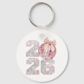 Personalised Keychain-Happy New Year 2026 キーホルダー (正面)