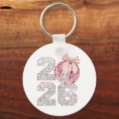 Personalised Keychain-Happy New Year 2026 キーホルダー (正面)