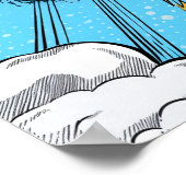 Personalised Kids Superhero Party Welcome Poster ポスター (角)