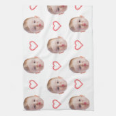 Personalised Kitchen Decor Any Face Family Friends キッチンタオル (縦)