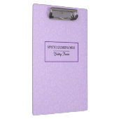 Personalised Lilac Blossom Clipboard クリップボード (右)