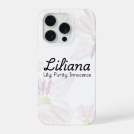 Personalised Liliana Phone Case iPhone 15 Proケース